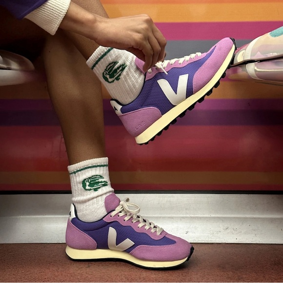 Veja Shoes - VEJA RÍO BRANCO ALVEOMESH SNEAKERS IN PURPLE